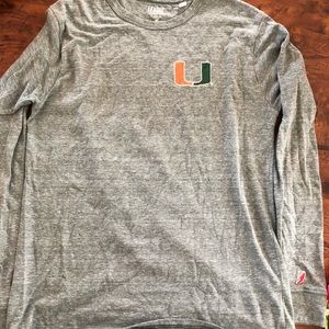 Miami Hurricanes Tees: long and short sleeve!!!